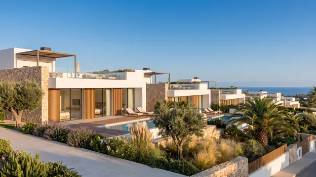 Moderne nieuwbouw — Huis aan de Spaanse kust