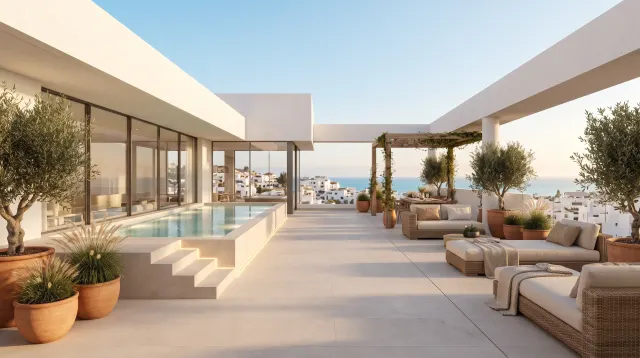Moderne nieuwbouw — Penthouse aan de Spaanse kust
